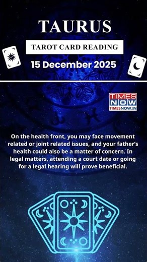 Taurus Tarot Card Reading | 15 December Zodiac| Astrology & Prediction of the Day | #short #tarot