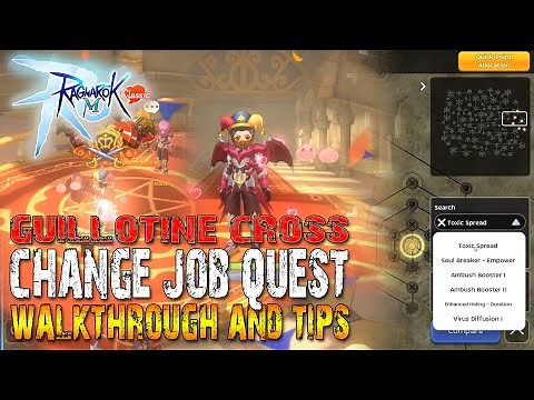 Ragnarok M: Classic Guillotine Cross Change Job Quest Walkthrough & Tips