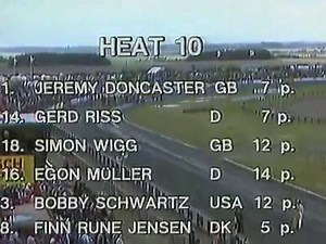 Simon Wigg. World Long Track Final 85 | 20th Century Speedway