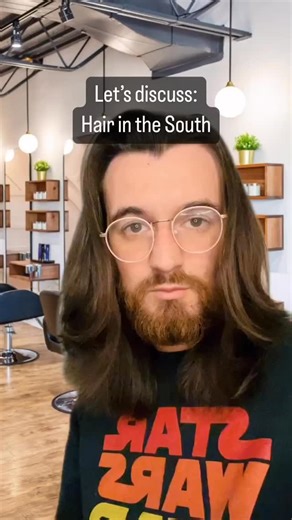 Landon Bryant on Instagram: "Let’s discuss: hair in the south. Now we all know that the higher the hair, the closer to God but how do we get our hair way up there in all this humidity? The beauty shop. #southern #southernaccent #southerncharm #southernhair"
