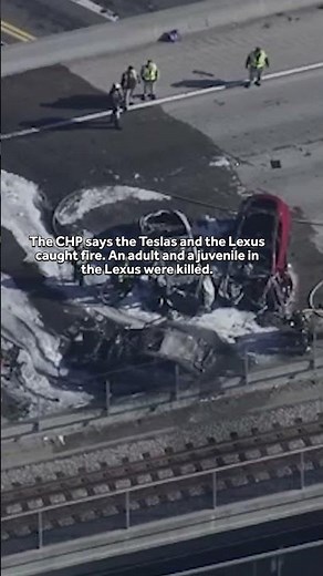 2 killed, including child, in fiery San Jose highway crash: CHP