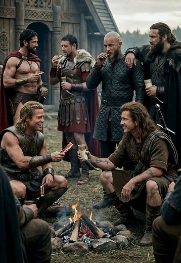 Ragnar Leads His Legendary Warriors in Kattegat