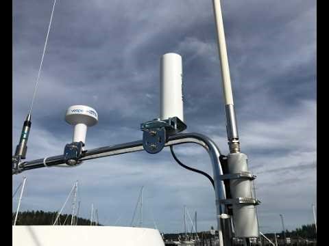 Why are some antennas coated with PVC plastic polyester?
