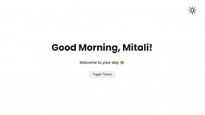 JS - JavaScript入门项目——动态问候语+暗色模式切换