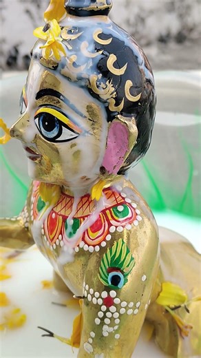 Radhe 🦚 Krishna 🙏#radhakrishna #laddugopal #shorts #viral #viralvideo #shortsfeed #youtubeshorts