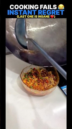 Instant Regret 😂 Cooking Gone Wrong 🇺🇸 #funny #shorts