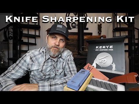KERYE Whetstone Knife Sharpening Kit Review - Knives on the Homestead