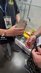 Prototype TNG Star Trek Medical Tricorder at Factory Entertainment booth Comic-Con International Marlene Garza #SDCC #StarTrek #TNG #comiccon #Tricorder #prop #comingsoon #fyp #scifi #trending #viral #fypシ゚ #videos #media #entertainment | SciFiction