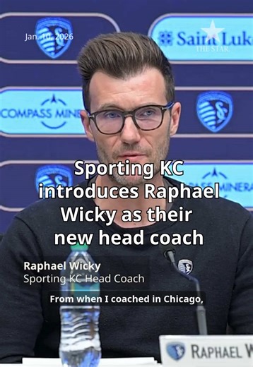 Sporting KC Introduces New Head Coach Raphael Wicky