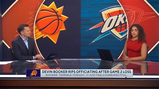 on Devin Booker calling out the refs after G2 of Suns/OKC: "you can't have a player calling for a specific call and that ref adhering to it (...) more players should be able to call out officiating (...) officiating should be held to the same standard as players."@CBSSports