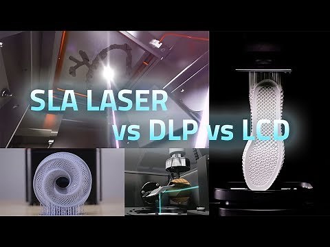 SLA LASER vs DLP vs LCD (Liquid Resin 3D Printers) 💥