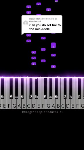 Set Fire to the Rain Piano Tutorial