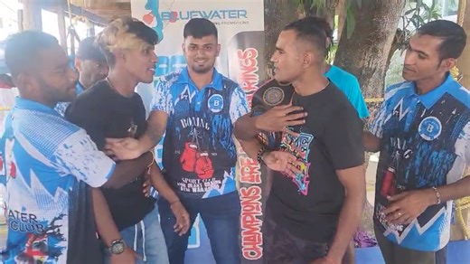 975K views · 10K reactions | #FijiOne | Tension grows with sparks flying as words are spoken between the two fighters Mohammed Ali and Ronald Naidu. Both will feature in the Bluewater boxing promotions program on 22nd June at the Vodafone Arena in Suva. Ali will challenge Naidu for the Fiji Super lightweight title! | Fiji One News | Facebook