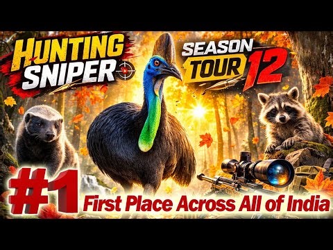 First Place Across All of India In Hunting Sniper 🔴Live | ANIMALS HUNTING SNIPER GAMEPLAY 2026
