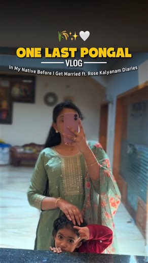 VR | British Ponnu | Lifestyle Creator | bittersweet moments🥺 pongal at home after so long and knowing it’s probably my last one here before getting married is such a weird,... | Instagram