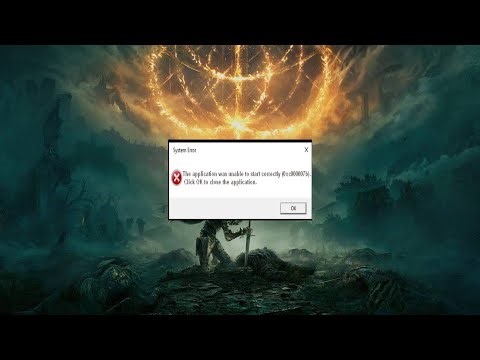 ELDEN RING Error The application was unable to start correctly 0xc000007b FIX 100%