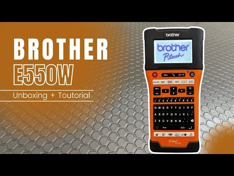 Brother E550W - Revolutionary Label Printer