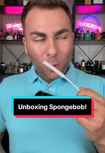 SpongeBob Cologne Unboxing Experience 🤯