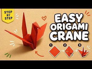 🕊️ Origami Crane in 5 Minutes — EASIEST Tutorial Ever!