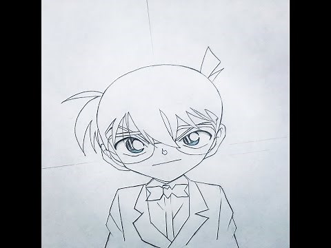 How to draw Detective Conan