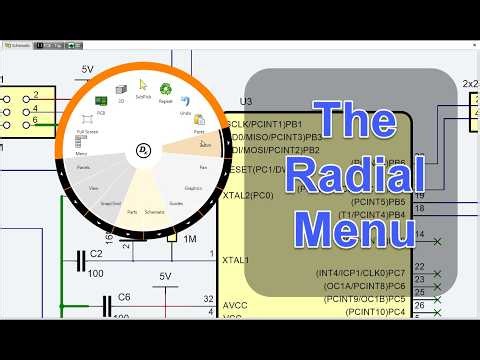 Using the New Radial Context Menu