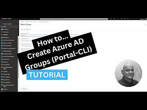 Azure How to create Azure AD Groups