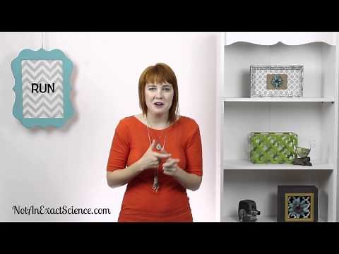 Run in Baby Sign Language, ASL