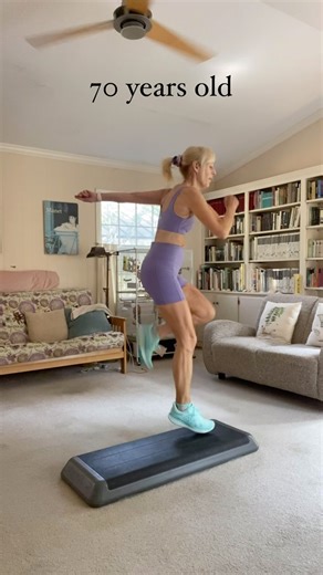 @katgatesbuettner HIIT Step Workout on YouTube. Although I’m still careful, my hamstring pain has virtually disappeared. . . . . #fitover30 #fitover40 #fitover45 #fitover50 #fitover60 #fitover40women #fitover50women #fitover60women #fitnessmotivation #fitnesslife #fitnessjourney #fitnessgoals #seniorfitness | Hilary Walker Miller