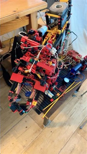 #fischertechnik pneumatic "hand" episode 245 (#shorts version): after-convention De Bilt