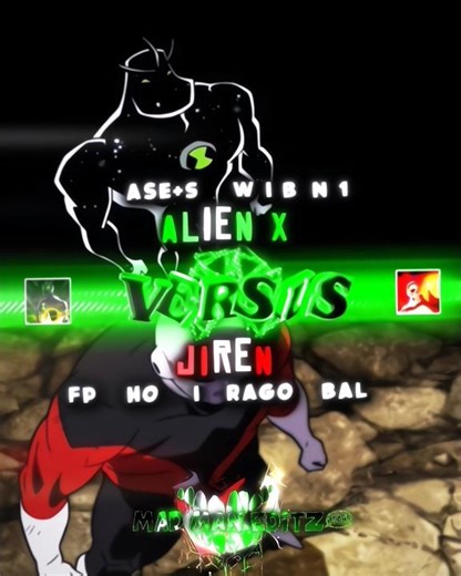 Alien x vs jiren | #alienx #jiren #anime #wisedit #edit #fypシ #cartoon #shorts #vs #vsbattle