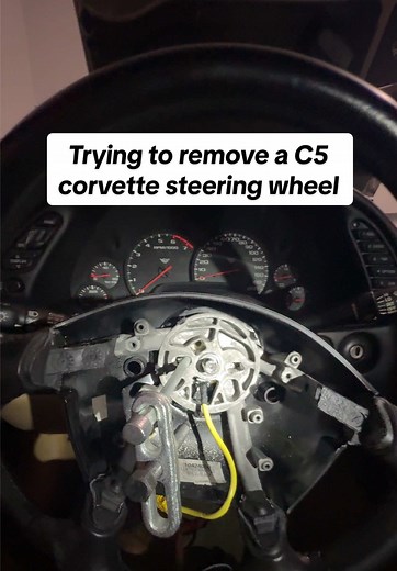 Removing the C5 Corvette Steering Wheel - Day 2