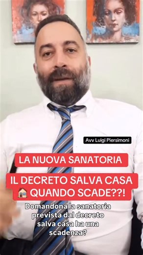 Avvocato Luigi Piersimoni on Instagram: "AVVOCATO LA NUOVA SANATORIA EDILIZIA QUANDO SCADE ? Come presento la DOMANDA ?🙋 #italia #casa #sanatoria #roma #avvocatoluigipiersimoni"
