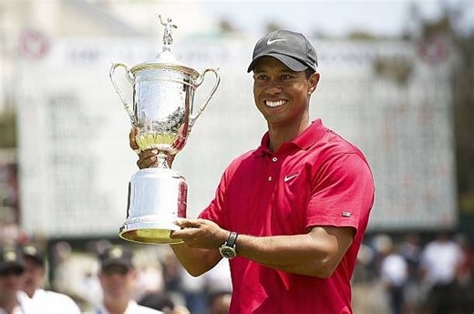 How many times has Tiger Woods won the U.S. Open?