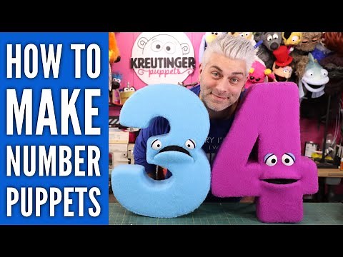 How to Make NUMBER and LETTER Puppets!