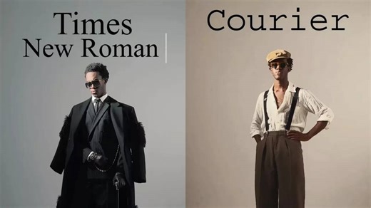 If Fonts Were Outfits: Model Personifies Different Typefaces in Viral Video