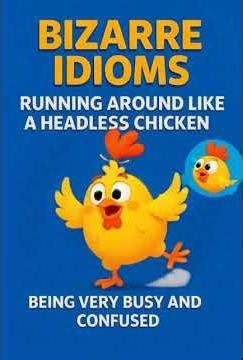 Running around like a headless chicken 🐔 Meaning in English | Idioms for Kids | KidsStoryNook