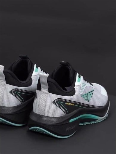 Red Tape Grey & Black Sports Shoes for Men | RSO4496