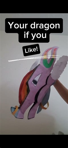Your dragon if you... #doodleiswatchingyou #dragonpuppetarmy #paperdragon