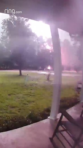 13K views · 111 reactions | This lightning may have hit a little too close to home, but not to worry, this couple didn't experience any damage to their property. "I thought it was pretty cool to see the actual lightning strike as my husband and I had differing recalls of the exact location of the strike. He kept saying it was closer. I was able to show him exactly where it hit," explains Linda. | Ring | Facebook