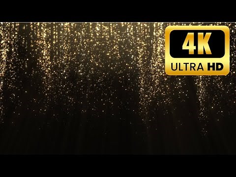 Golden Glitter Loop Luxury Sparkle Background