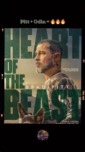 Heart of the Beast — What If Brad Pitt Isn't The Hero But His Dog Is? 🐕❄️ #Action #Shorts