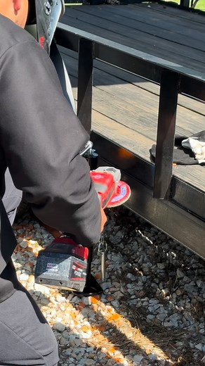 Lawn care season’s wrapping up — perfect time to add some trailer mods that make life easier! Comment what I did wrong 😂#dslawnandlandscape #trailermod #weldinglikeapro #landscapehacks | D’s Lawn & Landscape