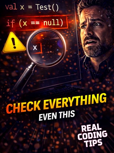 Defensive Programming Tip: Always Check for Null #coding #correctcoding #be10x