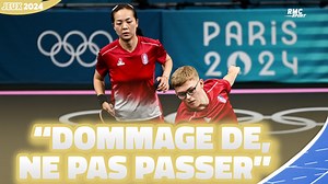 JO 2024 / Tennis de table - double mixte : "C'est dommage de ne pas passer", reconnaît Alexis Lebrun