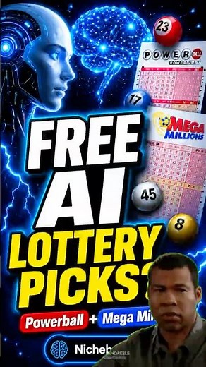 Free AI Lottery Picks! Powerball + Mega Millions