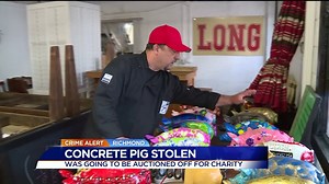 ‘PBR Pig’ bound for charitable auction stolen from Lunch & Supper