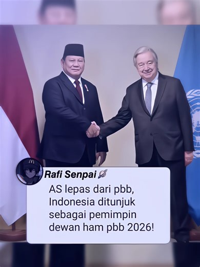 Indonesia Jadi Presiden Dewan HAM PBB 2026