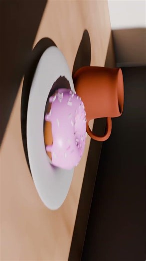 When you finish you Donut so you HAVE to animate it! | Blender Animation