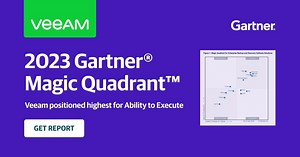 At #Veeam, we believe in getting things done!  Discover why Veeam has been positioned highest for Ability to Execute for the 4th consecutive year in the 2023 Gartner® #MagicQuadrant for Enterprise Backup and Recovery Software Solutions. Get the full report: https://bit.ly/43WYpz2 | Veeam Software | Facebook