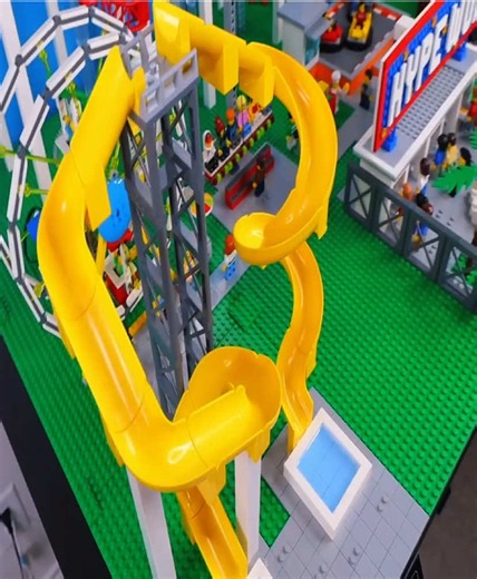 I Built a LEGO THEME PARK...Part 3 #lego #legotiktok #legobricks #legobuilds #tdbricks